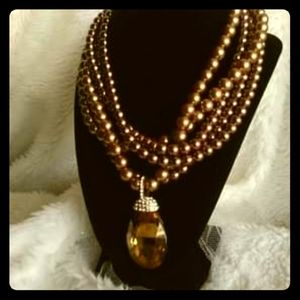 Chocolate Pearl Necklace